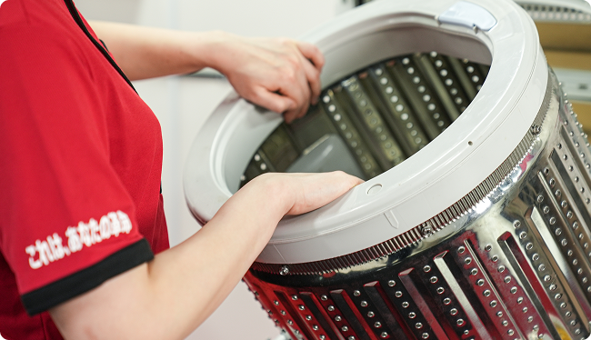 洗濯機分解クリーニング