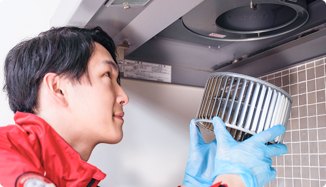 レンジフードクリーニング