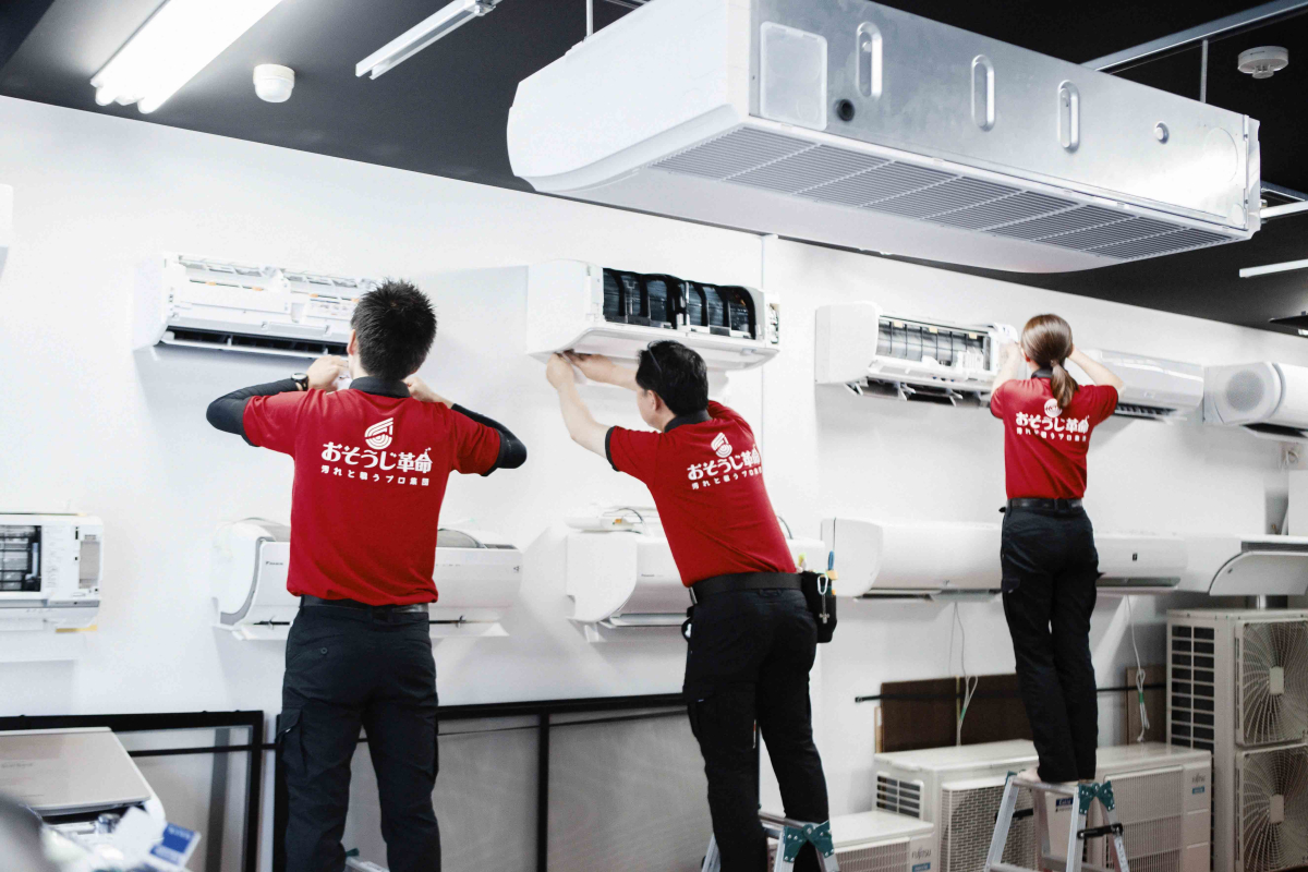 徹底した研修で質の高い店舗を量産中！おそうじ革命