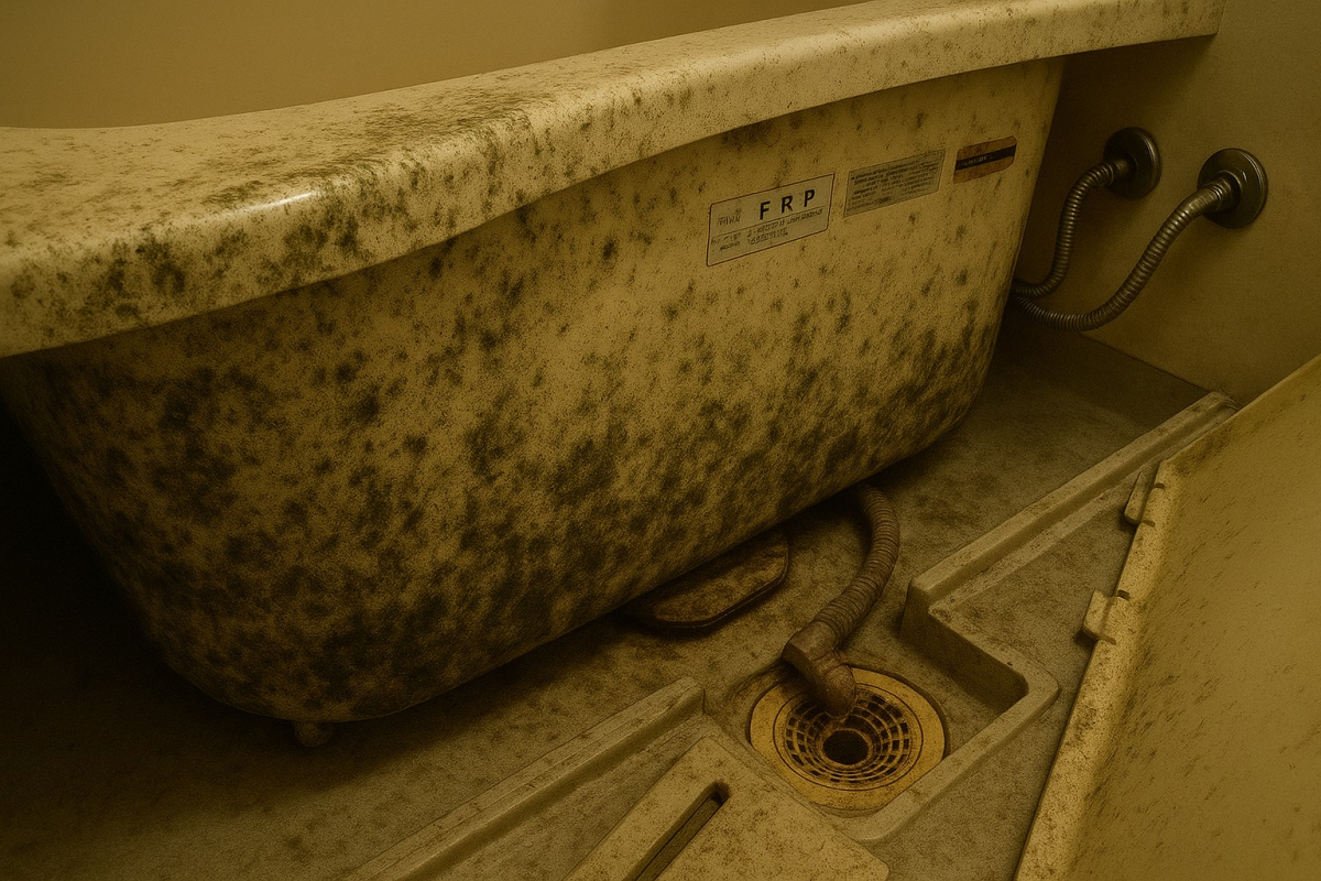 浴槽　エプロン　カビ