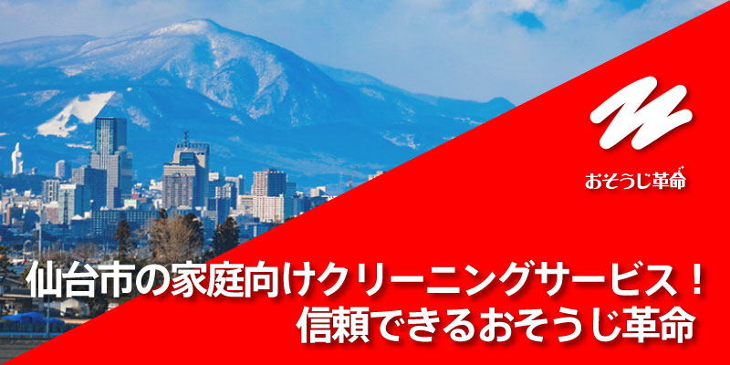 仙台市の家庭向けクリーニングサービス！信頼できるおそうじ革命