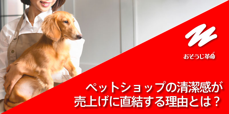 ペットショップの清潔感が売上げに直結する理由とは？