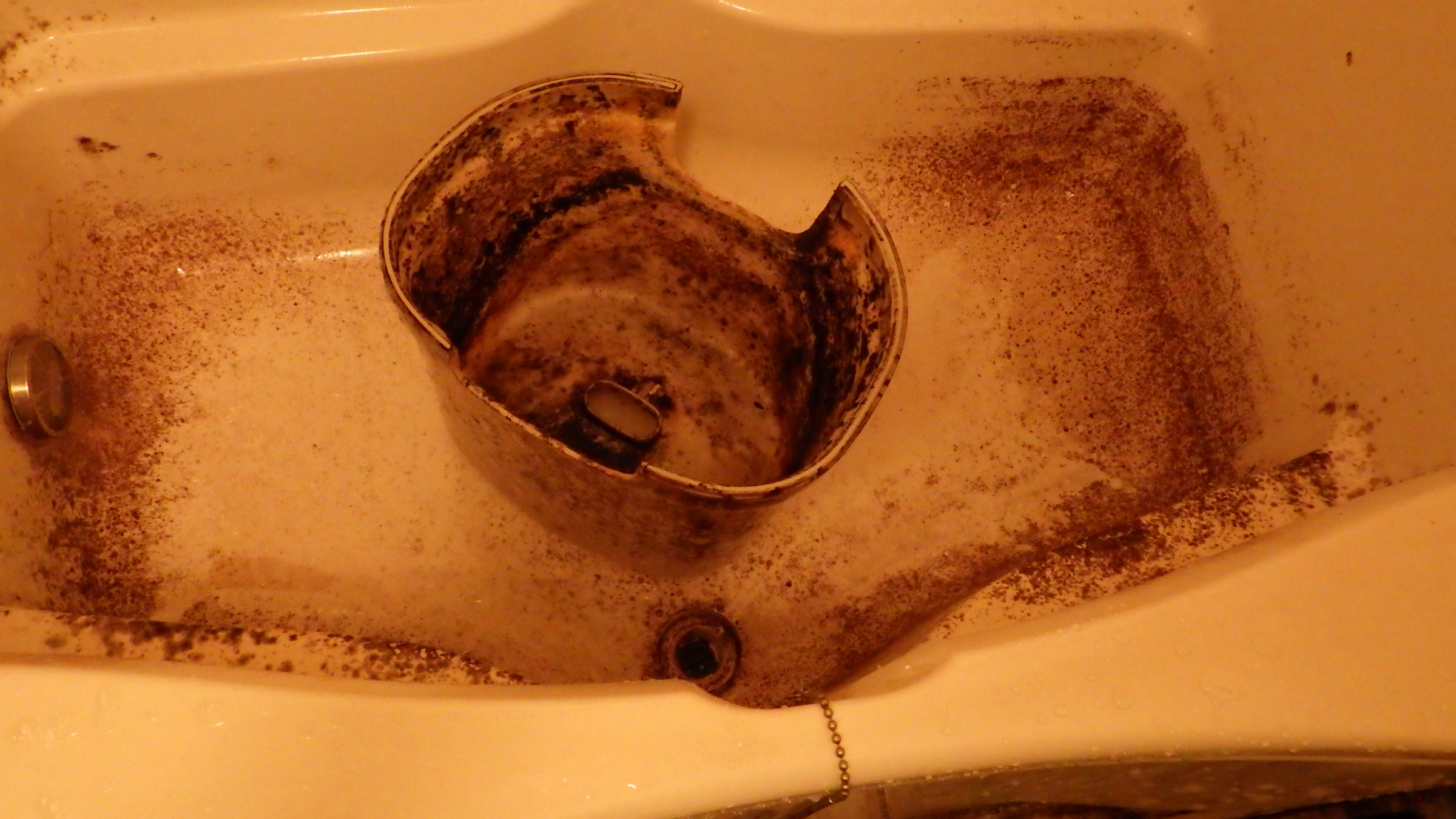 東京都品川区上大崎の浴室・お風呂クリーニングの作業前2