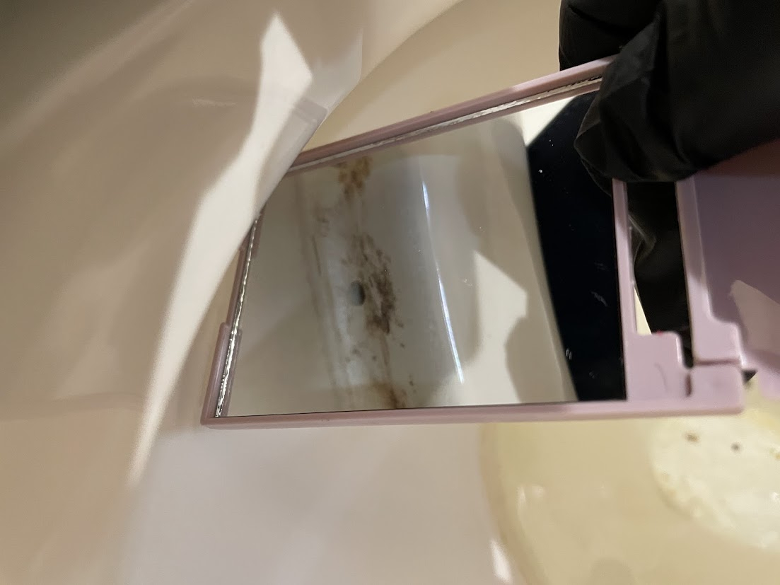 愛知県豊明市のトイレクリーニングの作業前2