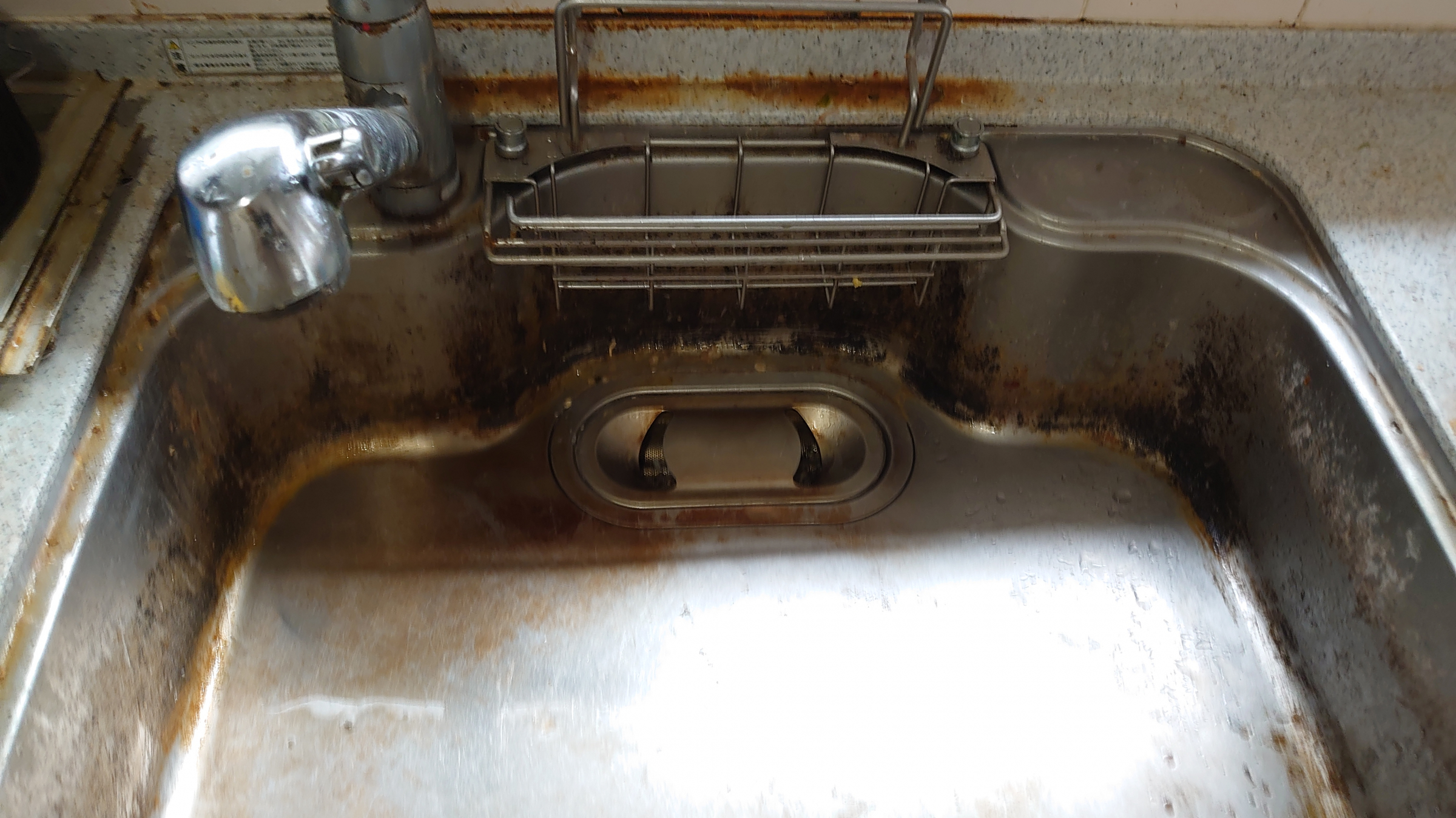 東京都小平市のキッチンクリーニングの作業前1