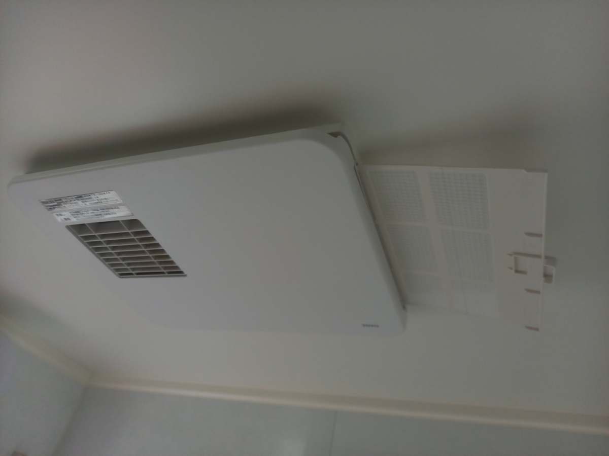 茨城県取手市の浴室乾燥機クリーニングの作業後1