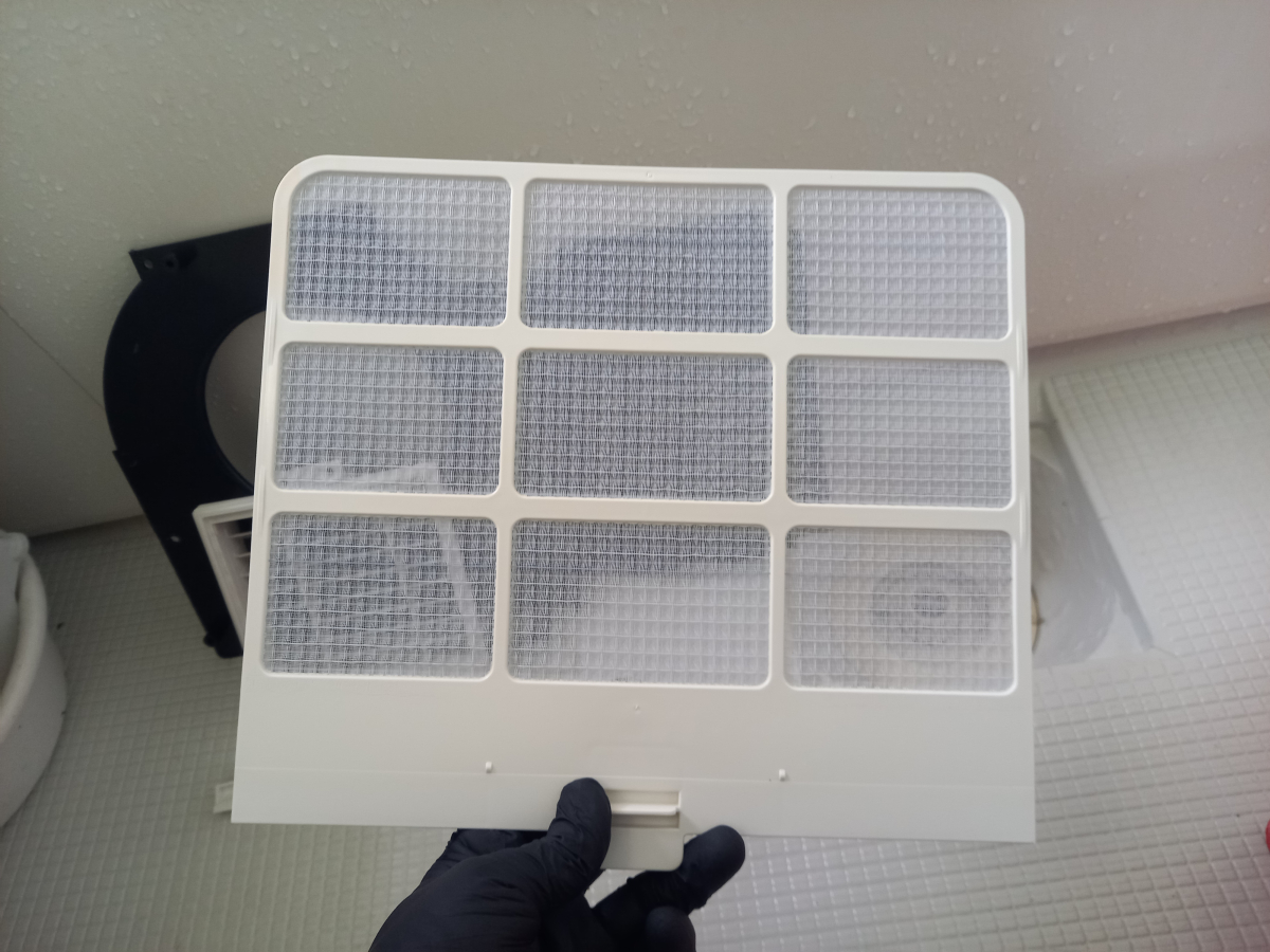 茨城県取手市の浴室乾燥機クリーニングの作業後2