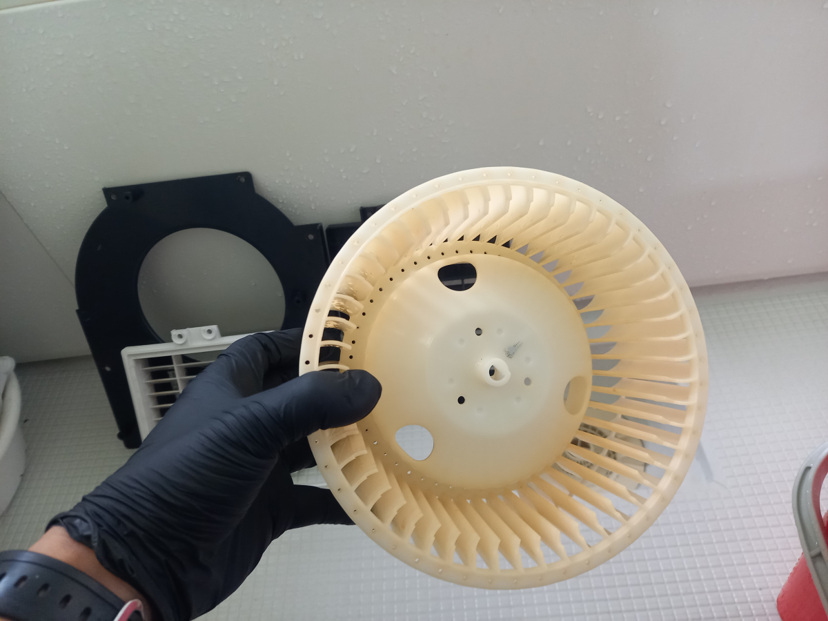 茨城県取手市の浴室乾燥機クリーニングの作業後3