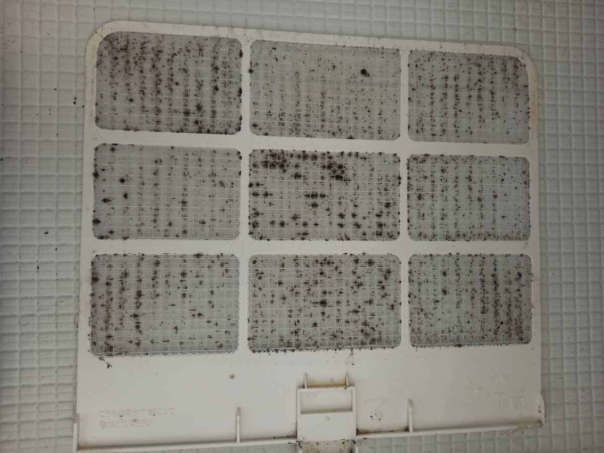 茨城県取手市の浴室乾燥機クリーニングの作業前2