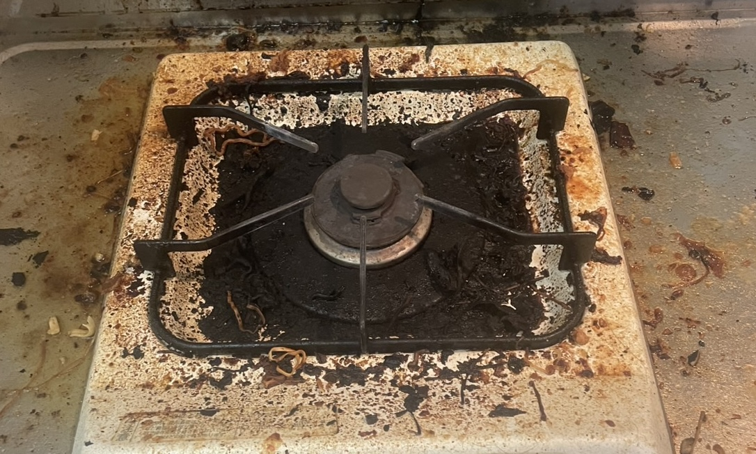 神奈川県相模原市中央区のキッチンクリーニングの作業前1