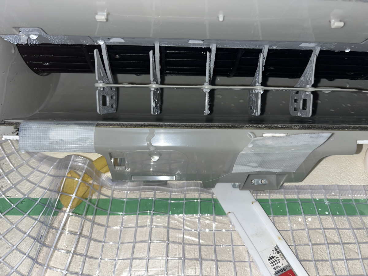 千葉県船橋市の壁掛けエアコンの作業後2