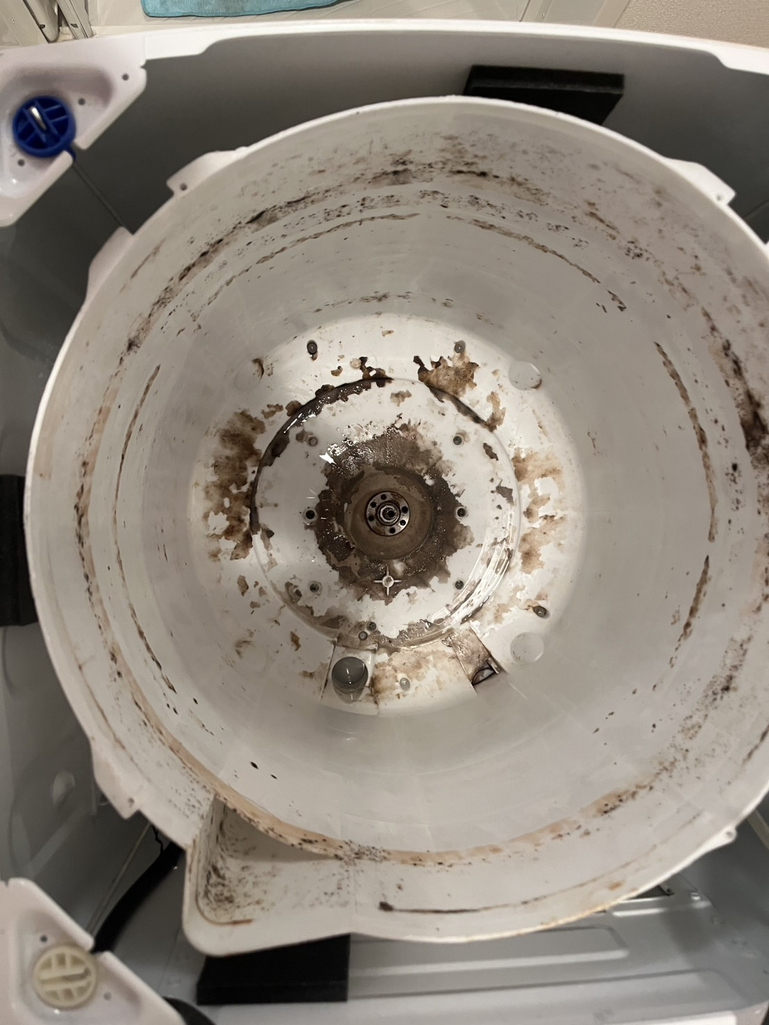 千葉県船橋市の洗濯機分解クリーニングの作業前1