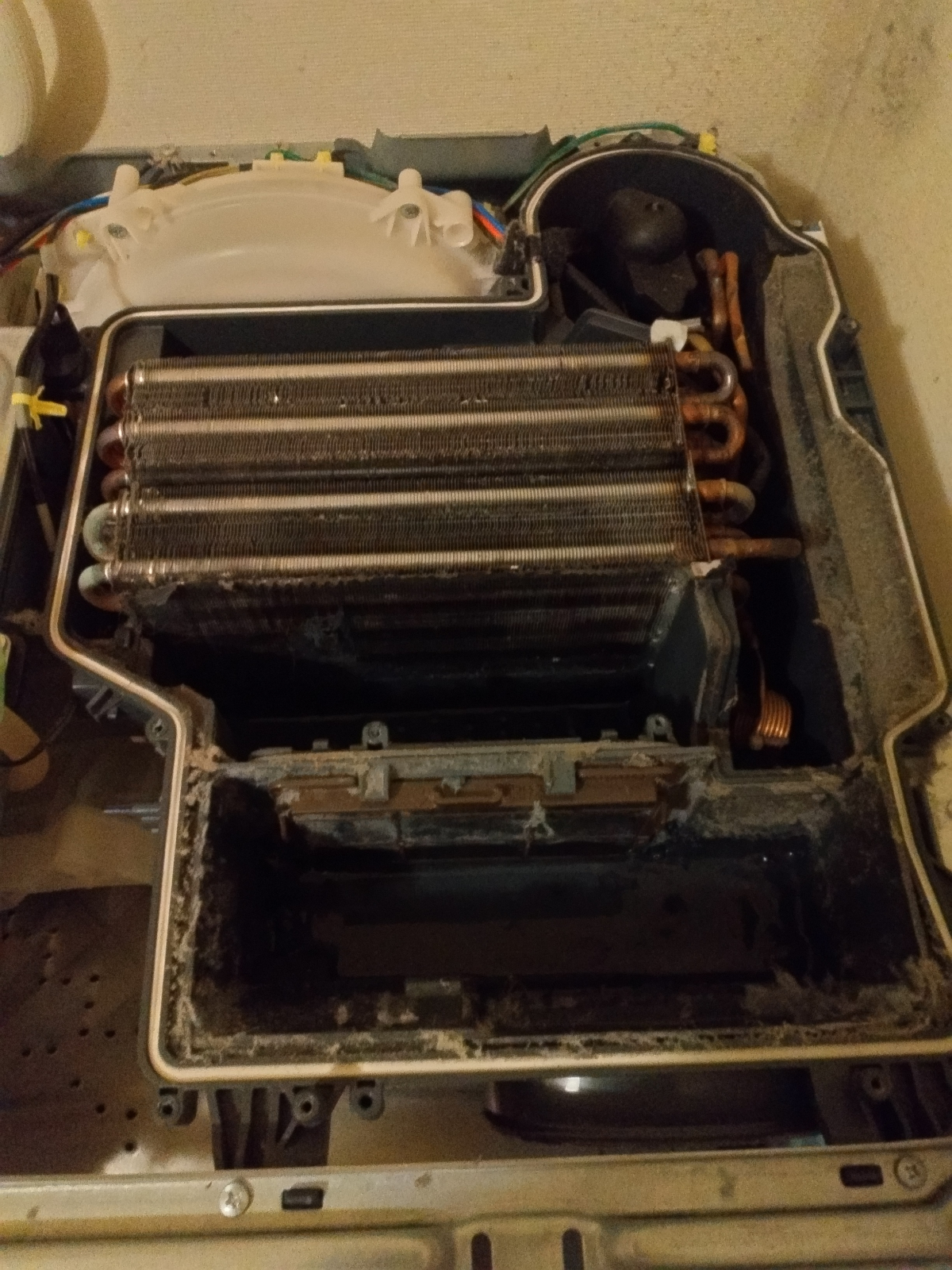 福島県いわき市の洗濯機分解クリーニングの作業前2