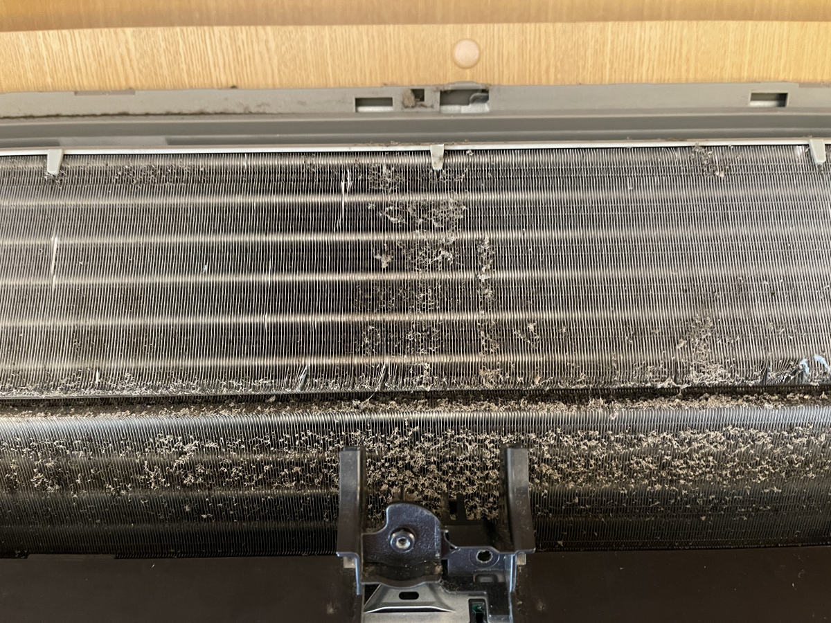 神奈川県横浜市戸塚区の壁掛けエアコンの作業前1