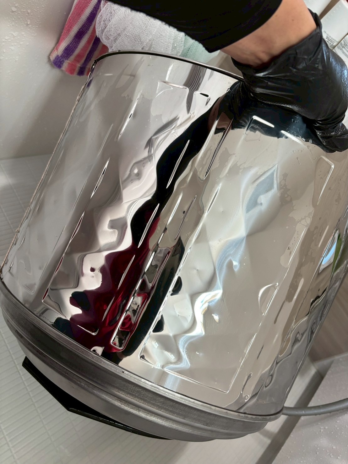 滋賀県近江八幡市の洗濯機分解クリーニングの作業後2