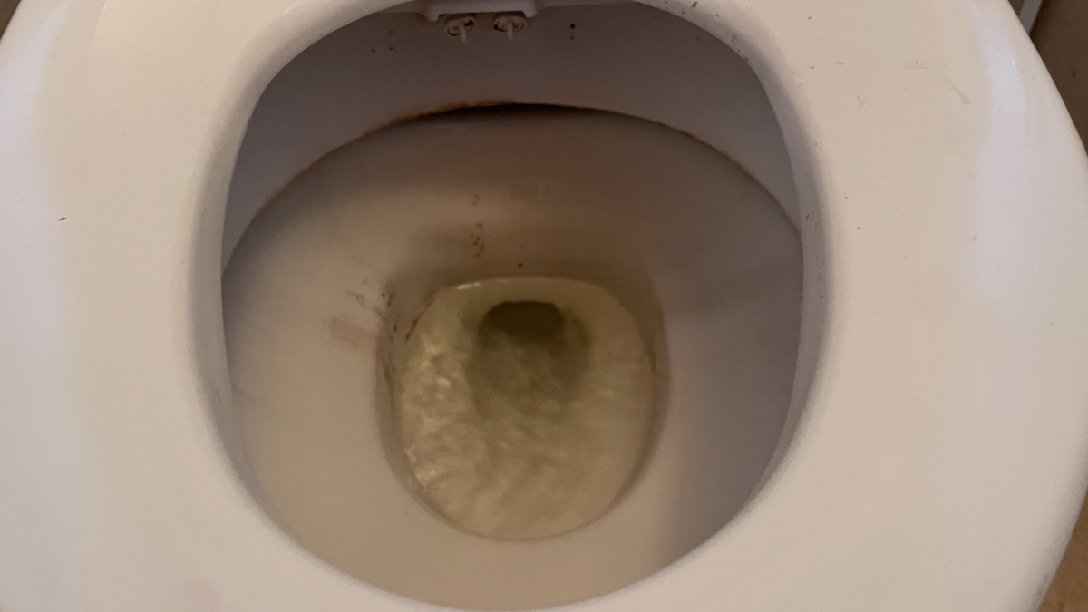 愛知県名古屋市西区のトイレクリーニングの作業前1