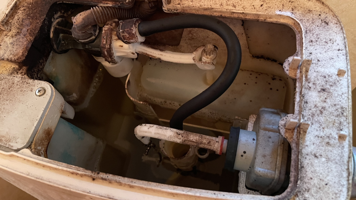 愛知県名古屋市西区のトイレクリーニングの作業前2