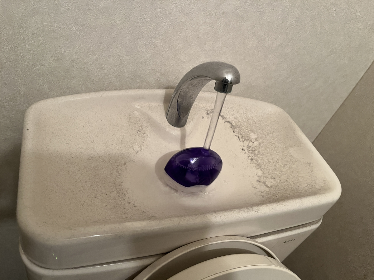 東京都足立区のトイレクリーニングの作業前1