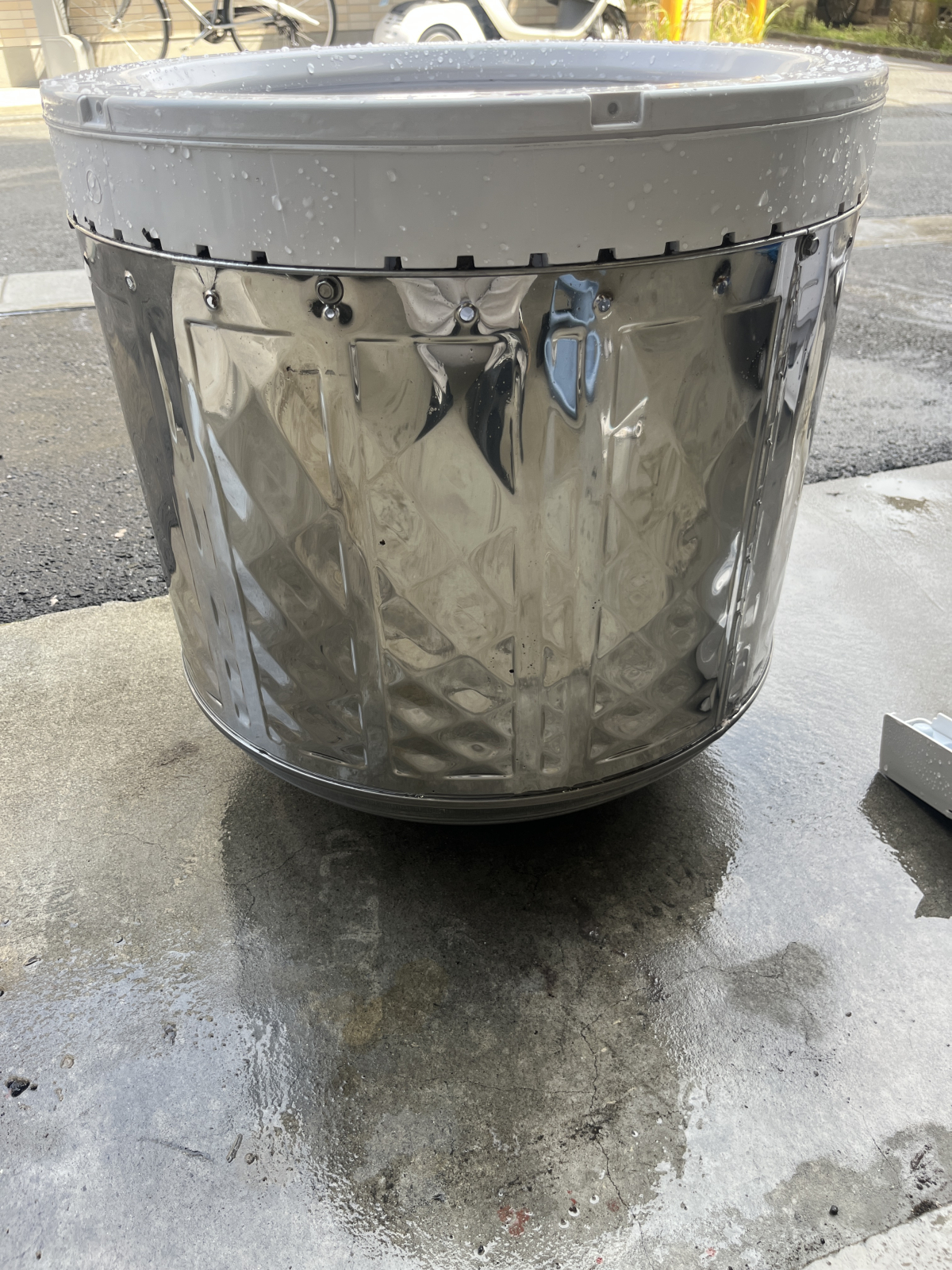 東京都足立区の洗濯機分解クリーニングの作業後1