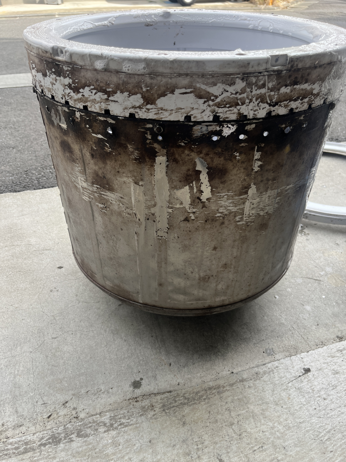 東京都足立区の洗濯機分解クリーニングの作業前1