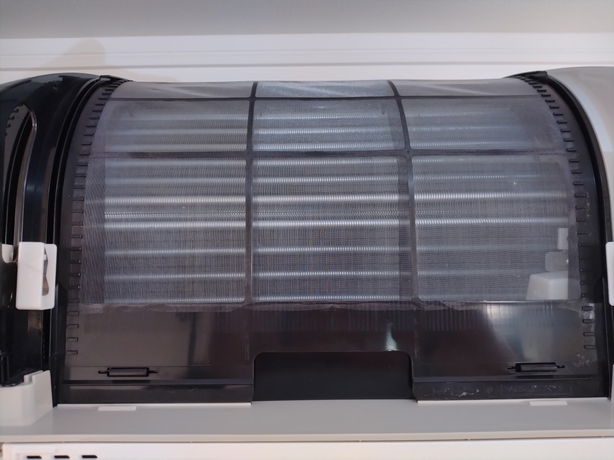 埼玉県上尾市のお掃除機能付きエアコンの作業後2