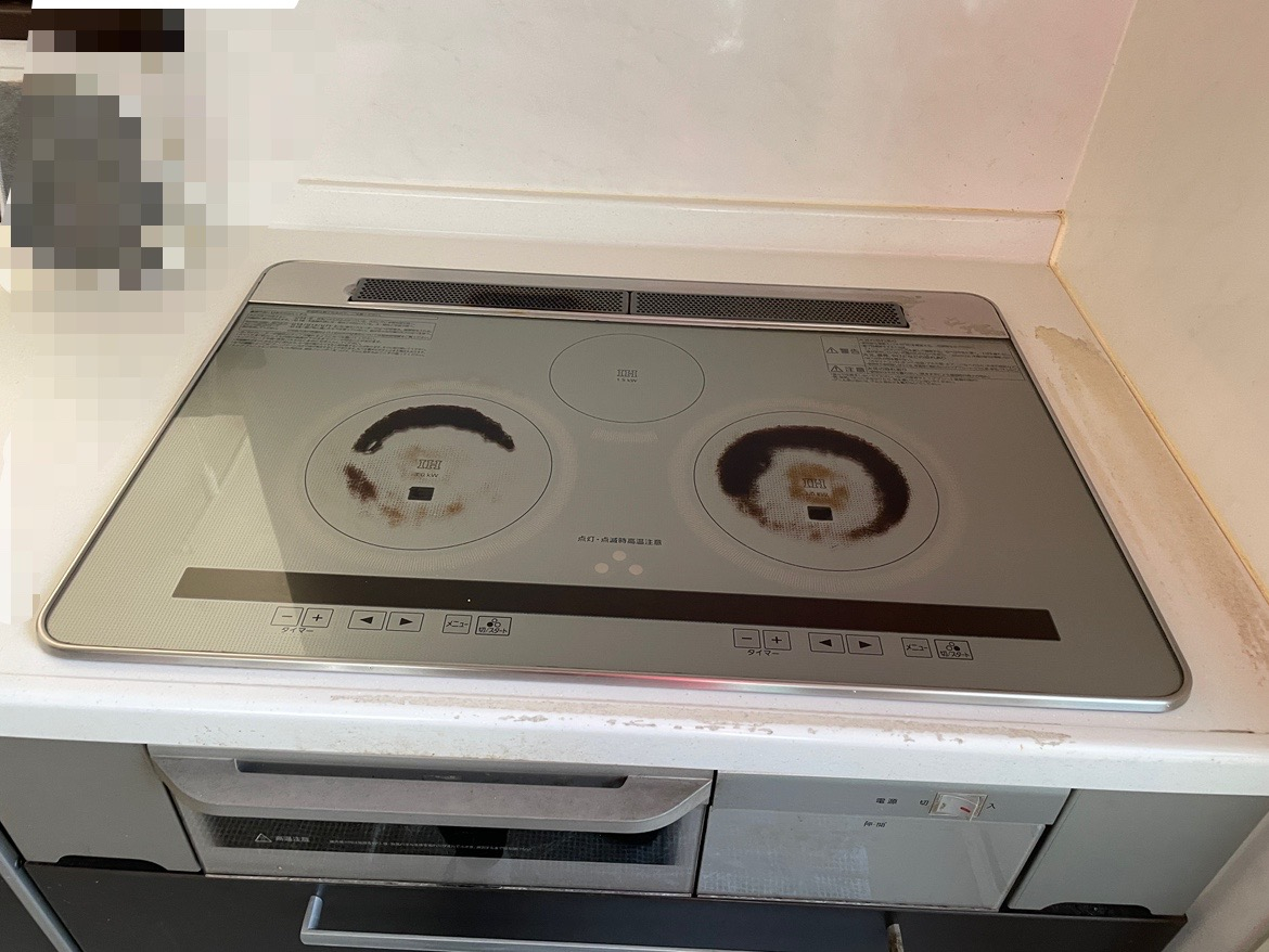 愛知県名古屋市千種区のキッチンクリーニングの作業前2