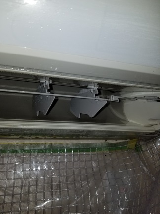 千葉県八街市沖の壁掛けエアコンの作業後1