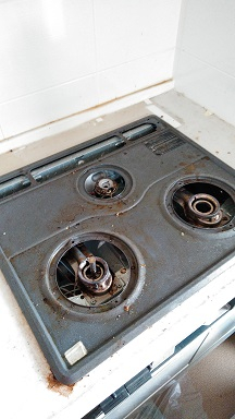 千葉県八街市沖のキッチンクリーニングの作業前1