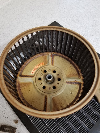 千葉県八街市沖のレンジフードクリーニングの作業前2