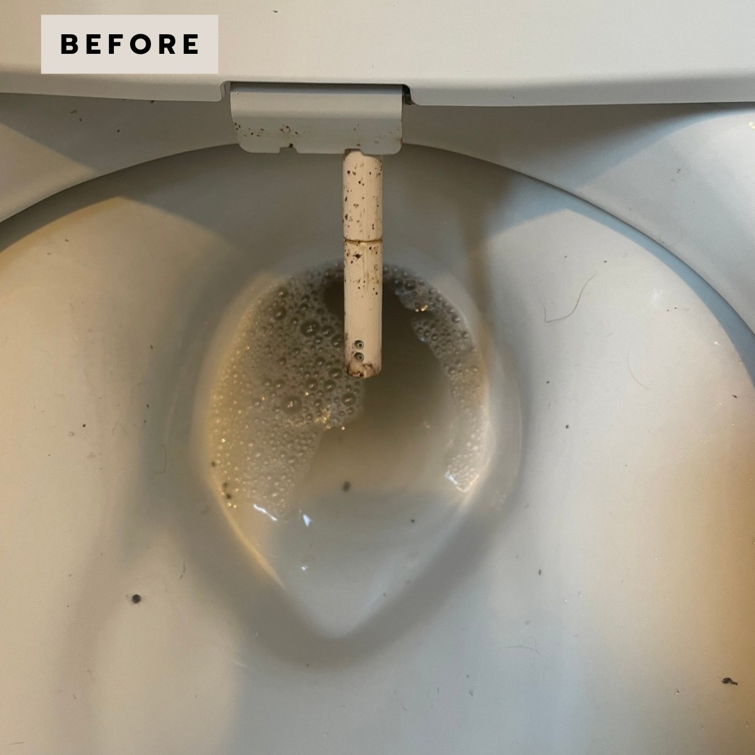 神奈川県横浜市青葉区のトイレクリーニングの作業前1