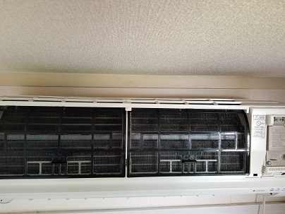 千葉県八街市沖の壁掛けエアコンの作業後1