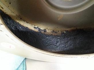 愛媛県松山市畑寺のレンジフードクリーニングの作業前1