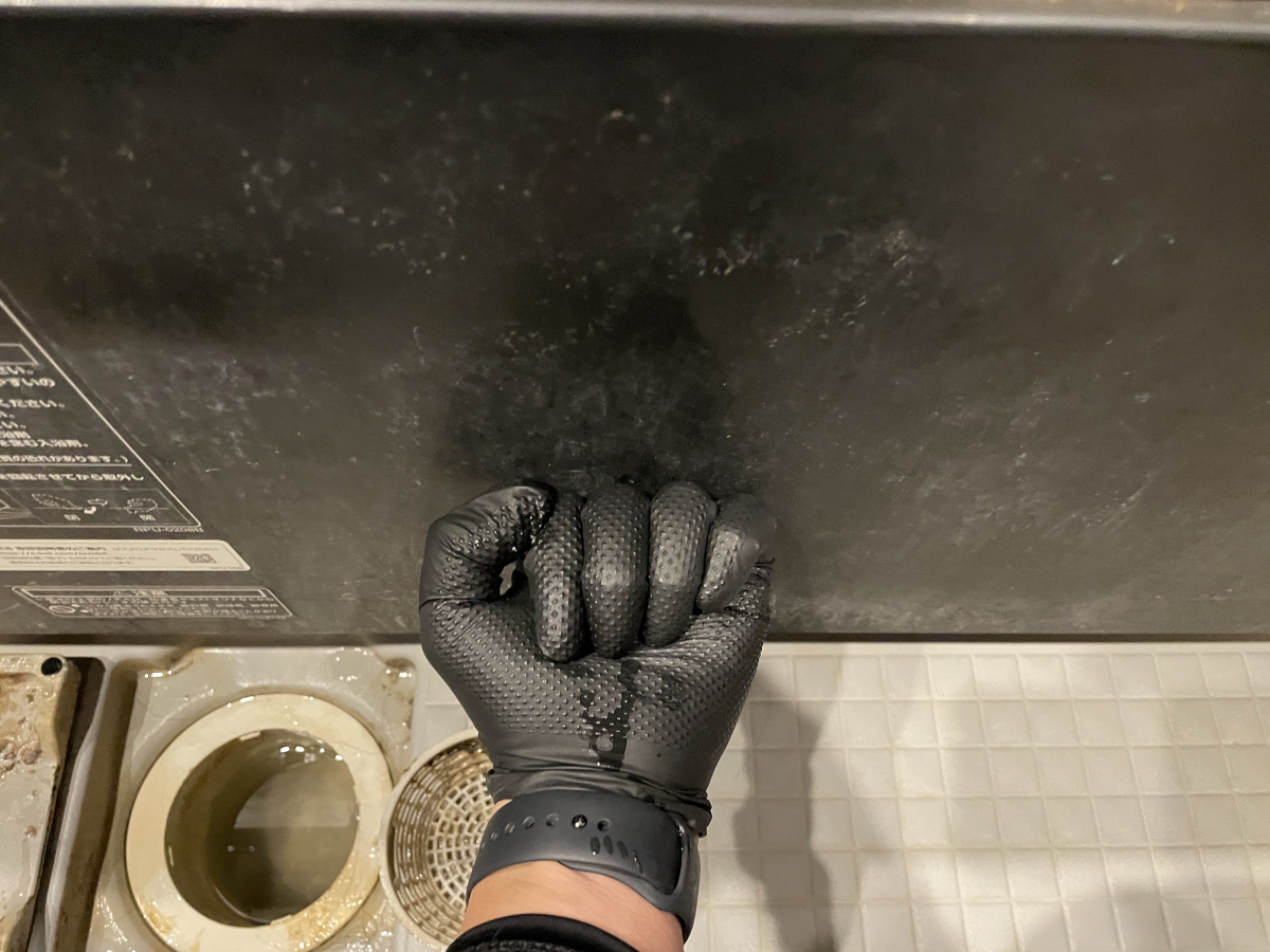 愛知県名古屋市千種区の浴室・お風呂クリーニングの作業前1