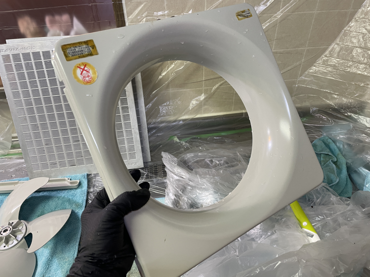 愛知県名古屋市北区のレンジフードクリーニングの作業後2