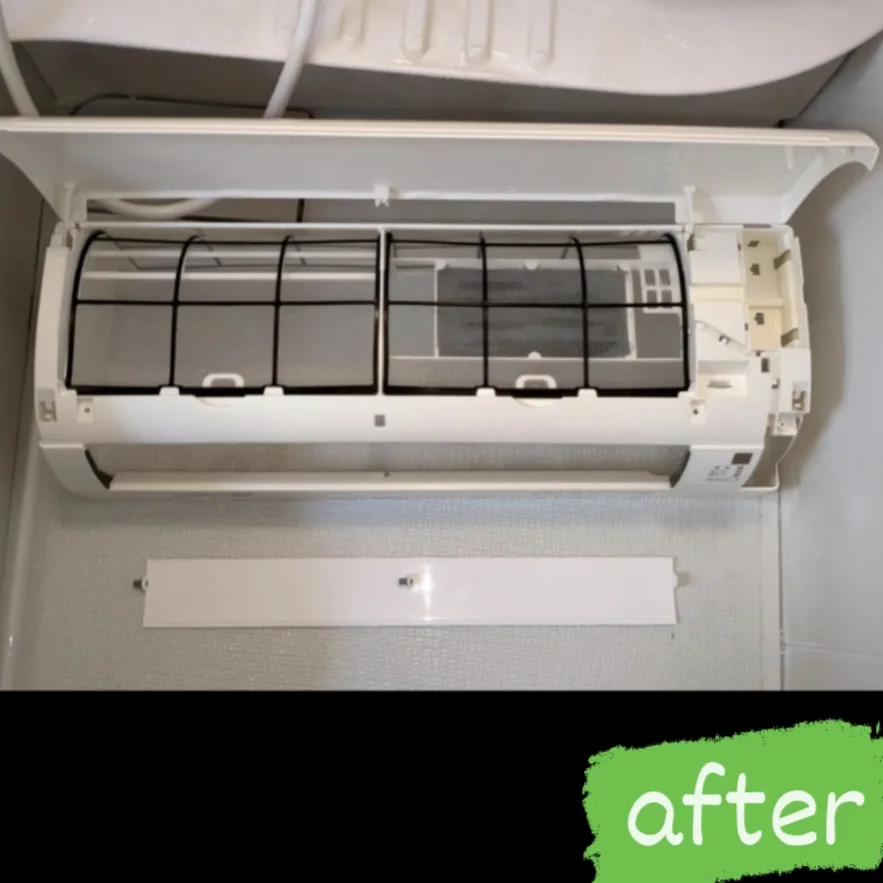 千葉県四街道市の壁掛けエアコンの作業後3