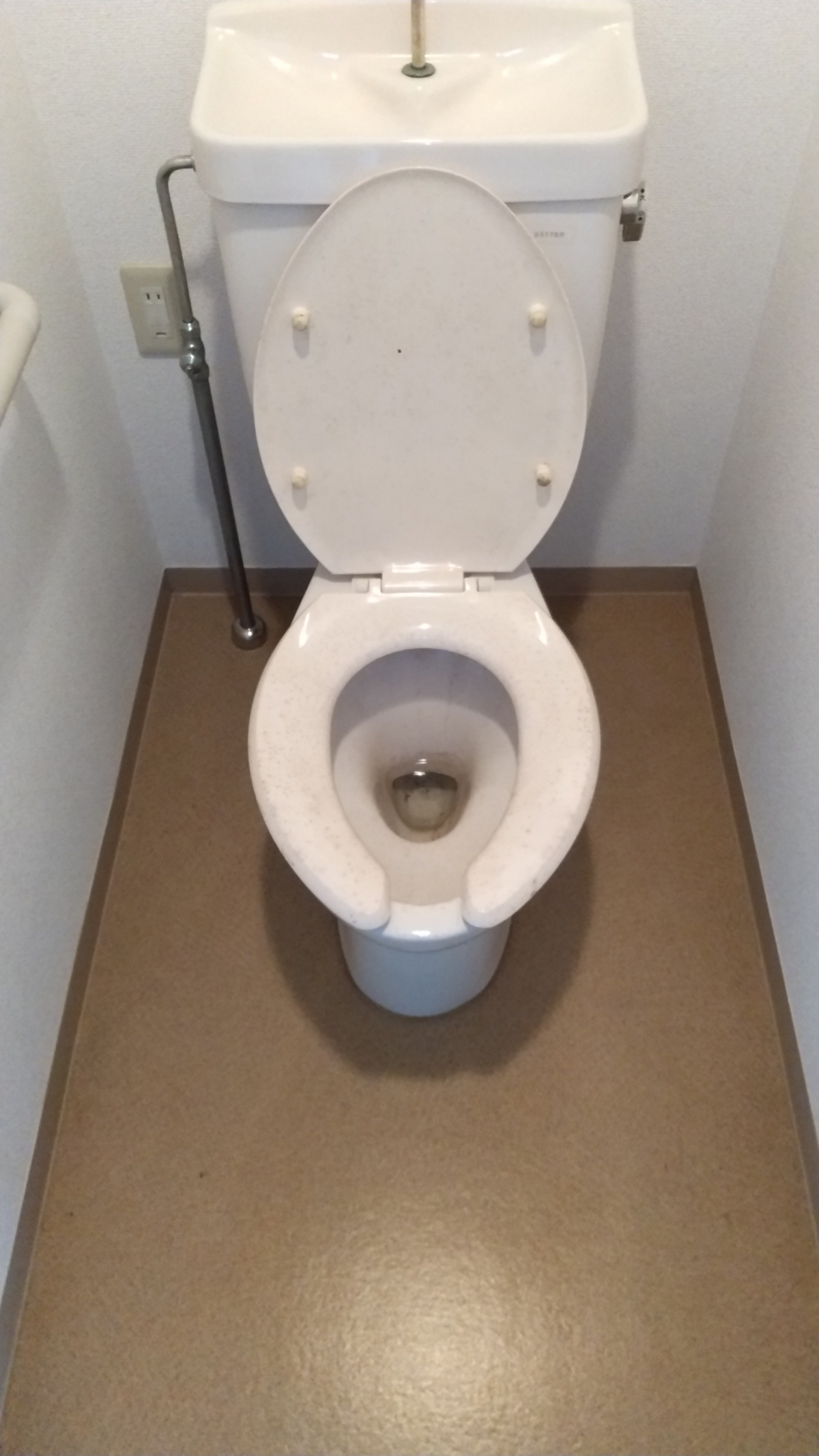 東京都港区のトイレクリーニングの作業前1