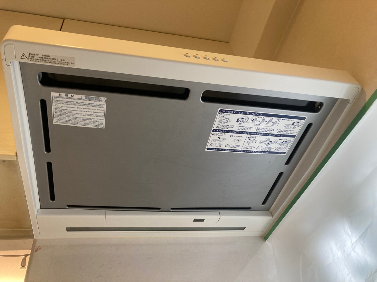東京都港区のレンジフードクリーニングの作業後1
