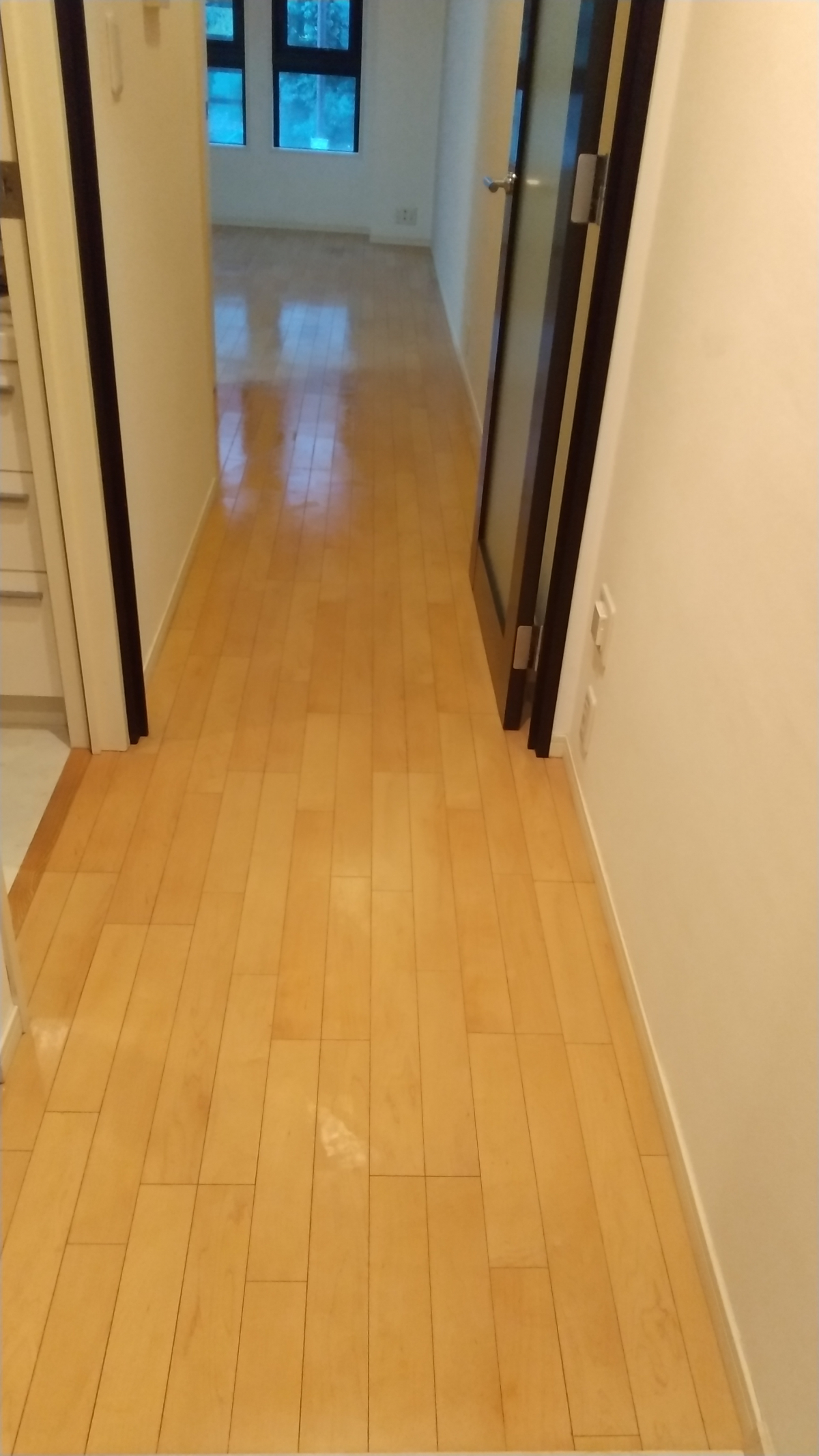 東京都港区のフローリングクリーニングの作業後2