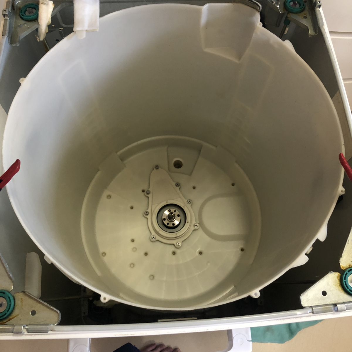 香川県高松市木太町の洗濯機分解クリーニングの作業後1