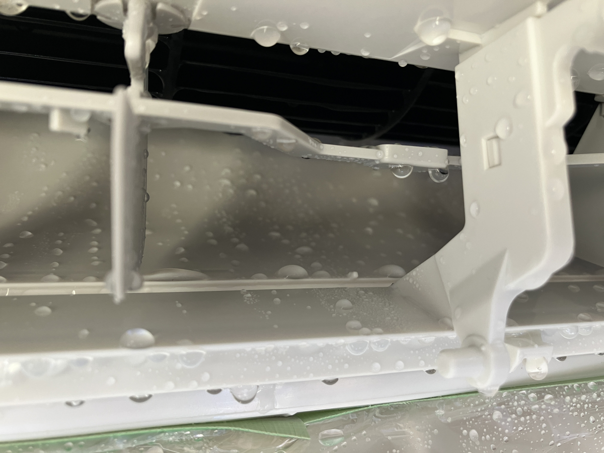 神奈川県川崎市川崎区多摩区生田のお掃除機能付きエアコンの作業後2