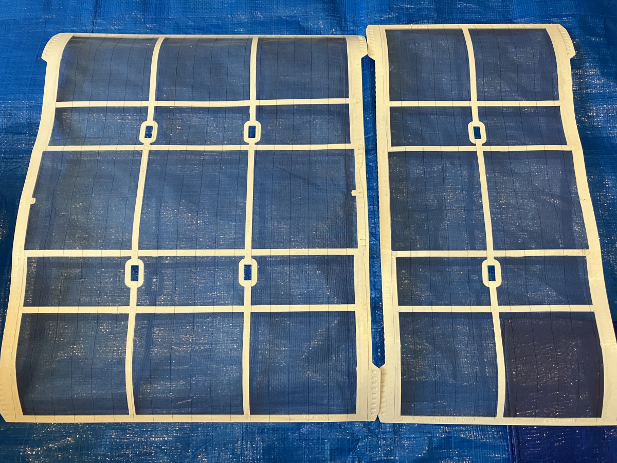 神奈川県川崎市多摩区のお掃除機能付きエアコンの作業前3