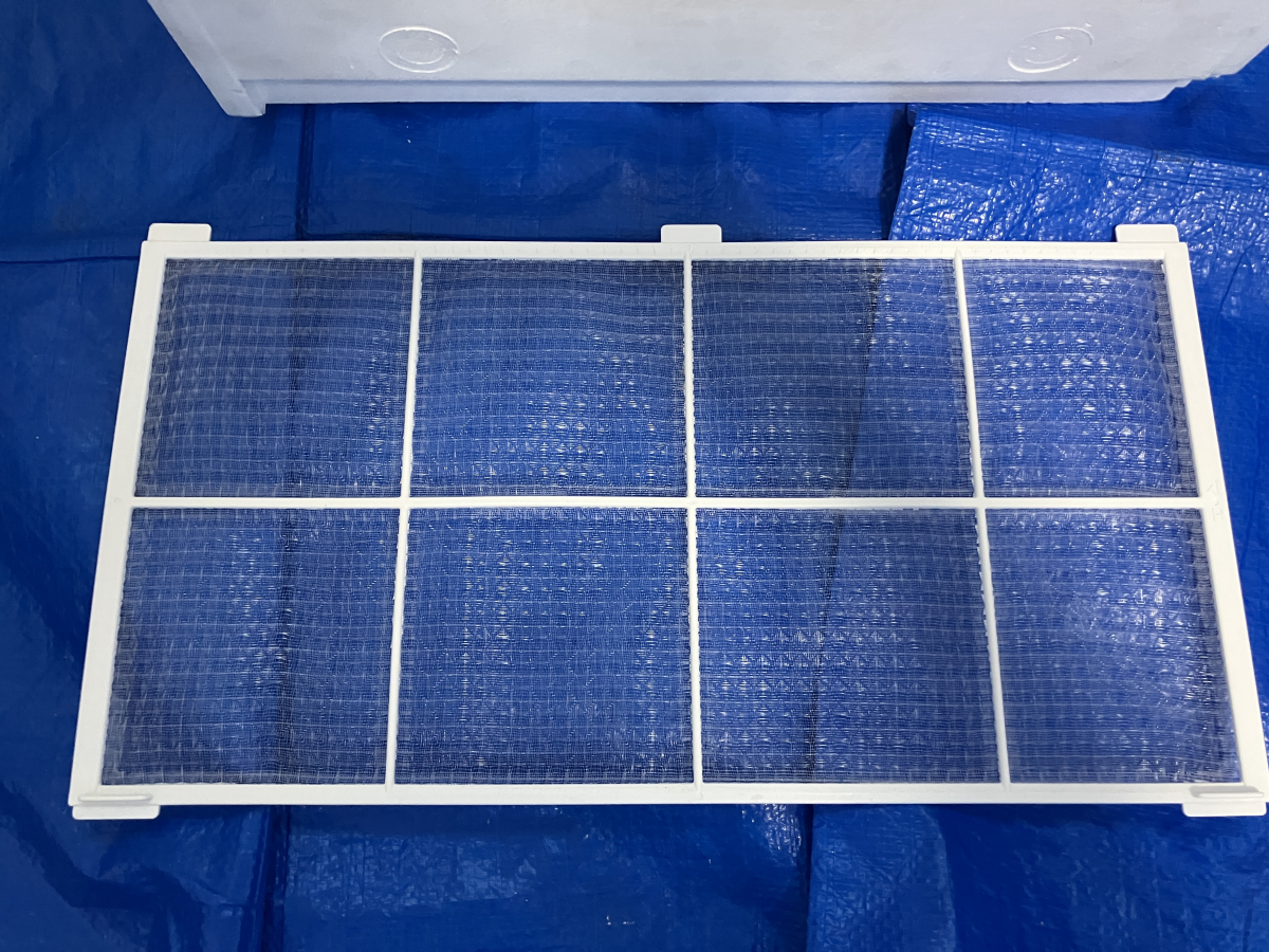 神奈川県川崎市多摩区の壁埋め込みエアコンの作業後3