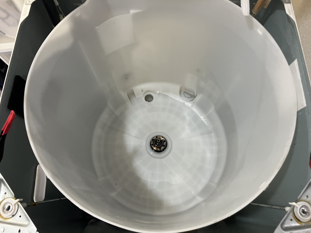 神奈川県川崎市多摩区の洗濯機分解クリーニングの作業後1