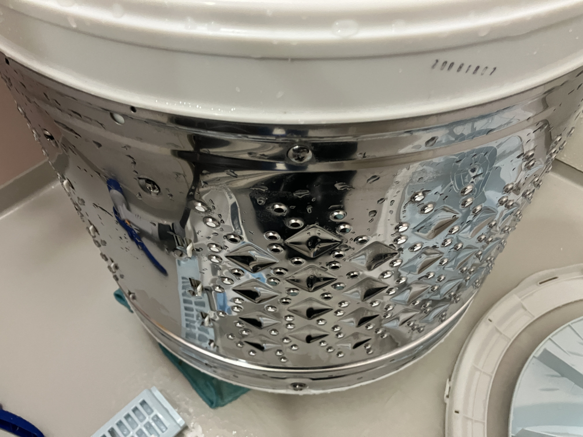 神奈川県川崎市多摩区の洗濯機分解クリーニングの作業後2