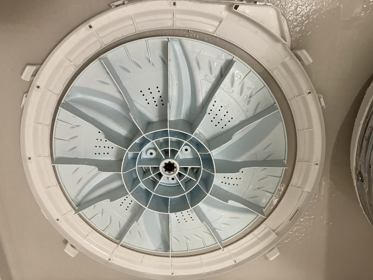 神奈川県川崎市多摩区の洗濯機分解クリーニングの作業後3