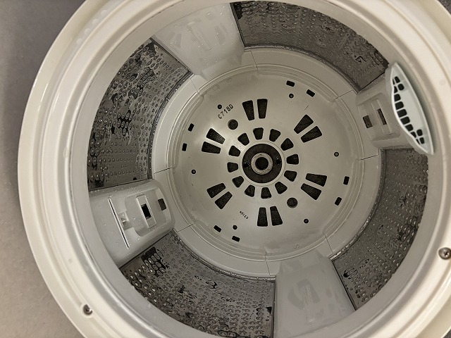 神奈川県鎌倉市の洗濯機分解クリーニングの作業後1