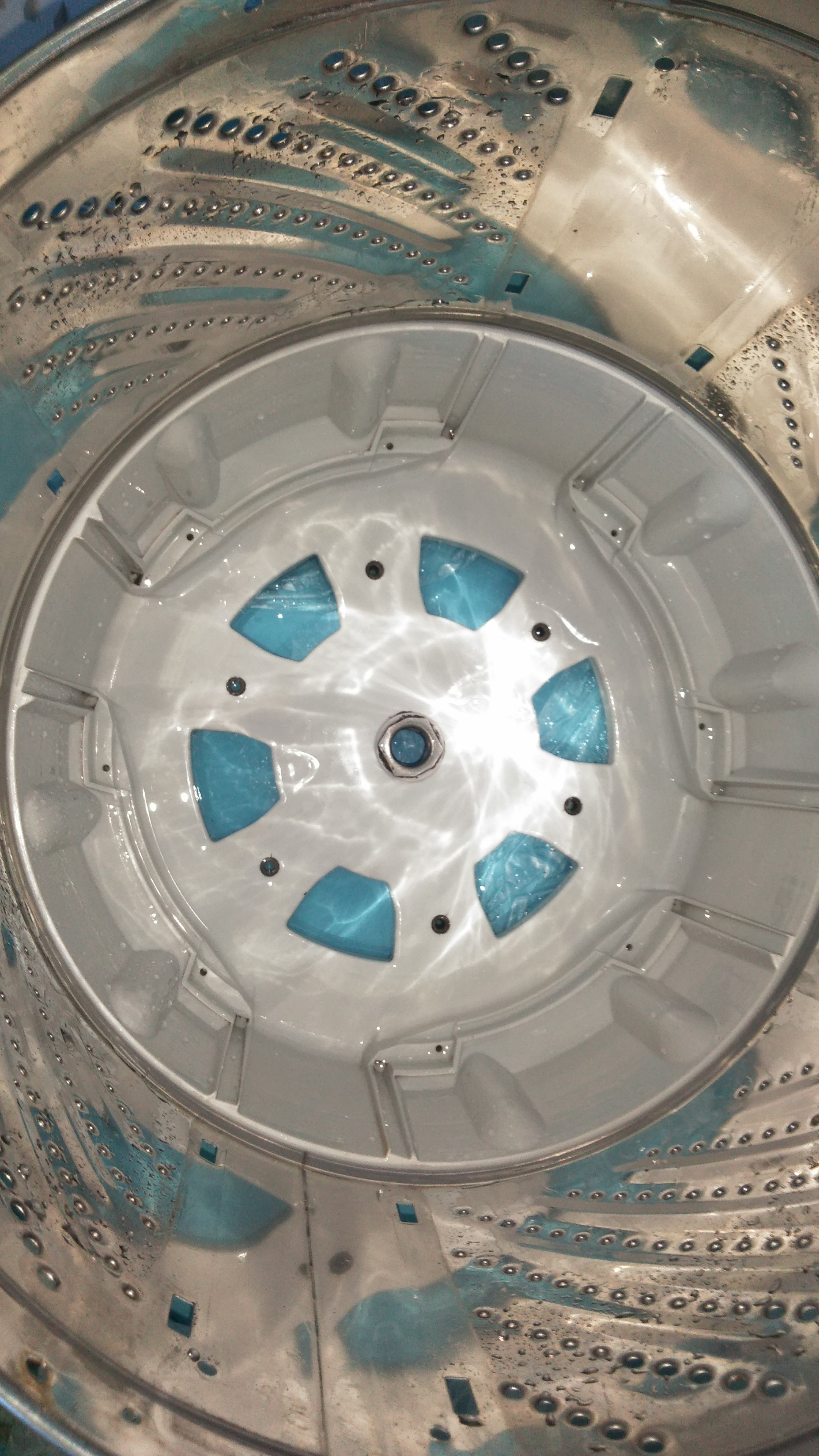 新潟県上越市国府の洗濯機分解クリーニングの作業後1