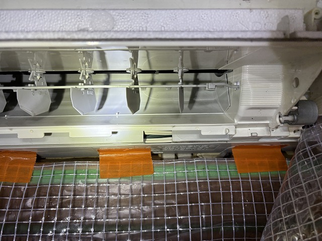 神奈川県鎌倉市の壁掛けエアコンの作業後2