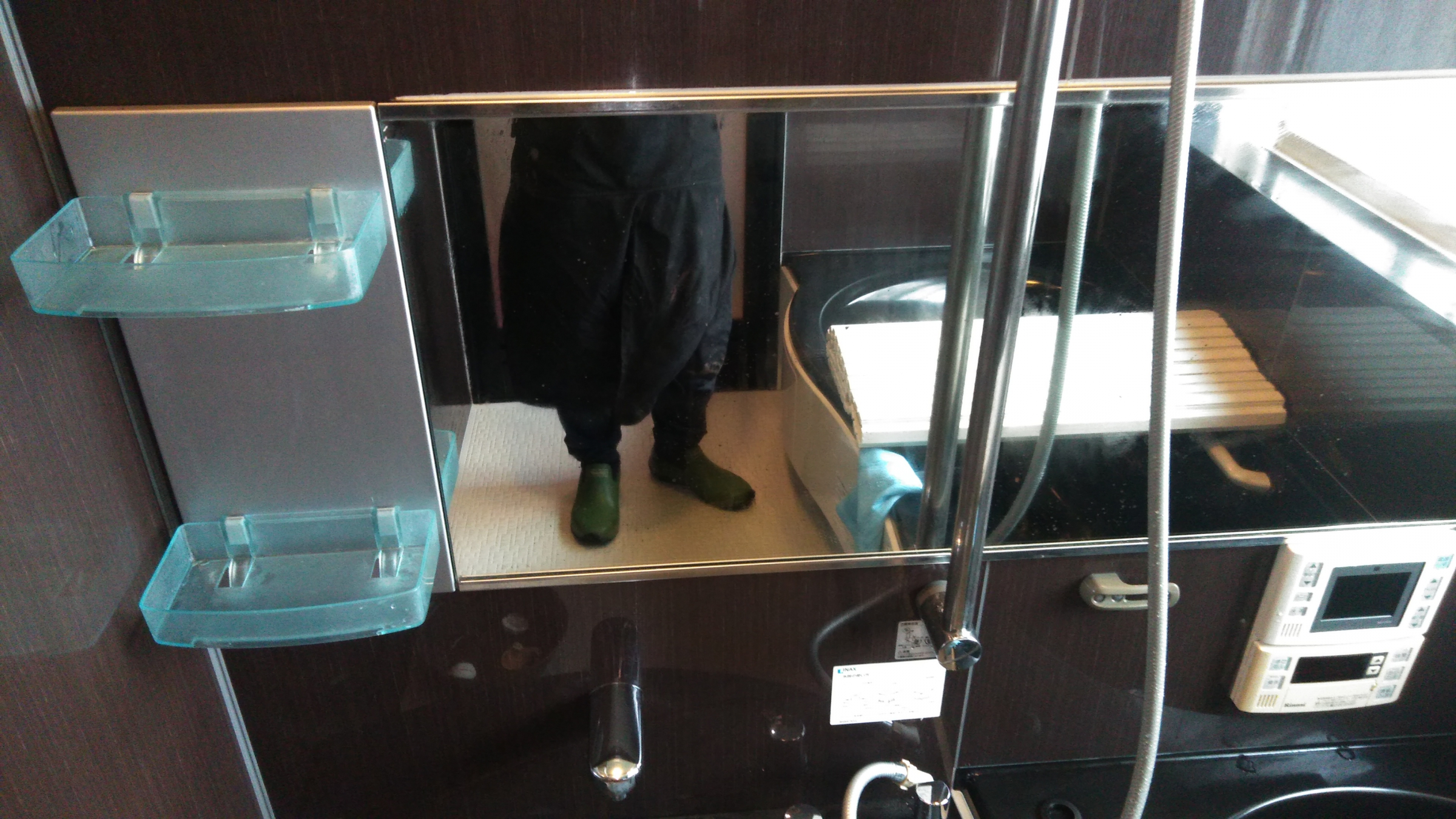 群馬県太田市龍舞町の浴室・お風呂クリーニングの作業後3