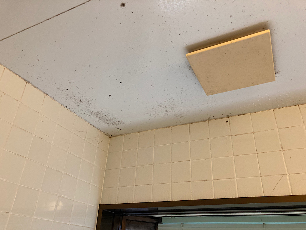 神奈川県横浜市鶴見区の浴室・お風呂クリーニングの作業前2